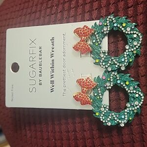 Sugarfix By Baublebar Wreath Earrings NWT